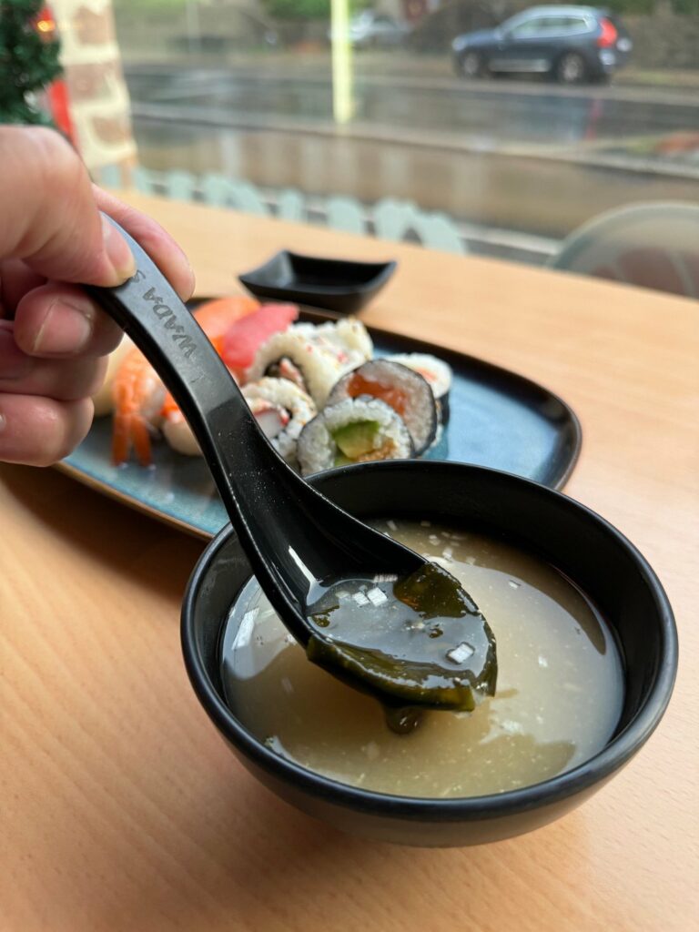 Wada Sushi Review Miso Soup