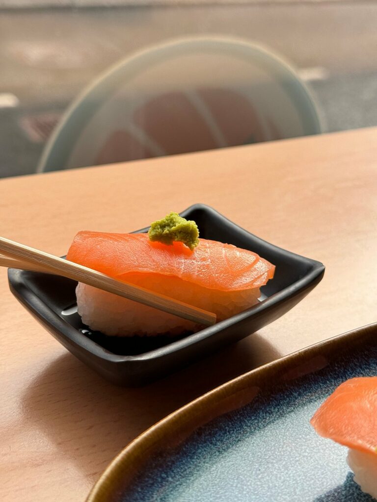 Wada Sushi Review Lax Nigiri