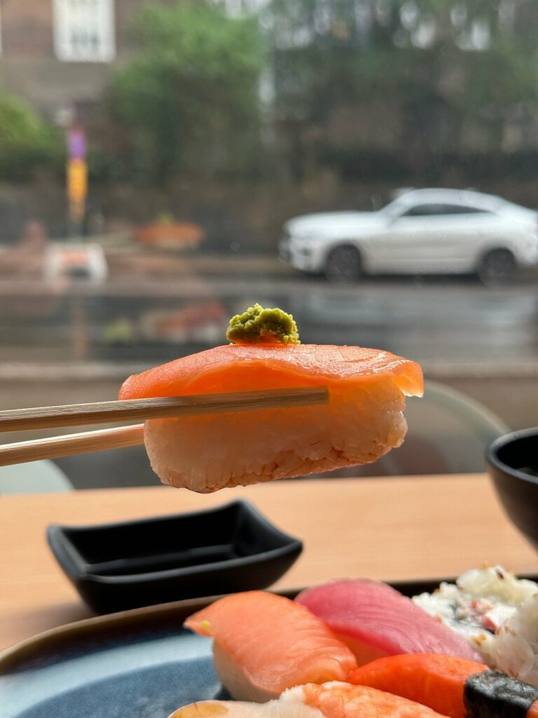 Wada Sushi Review Lax Nigiri